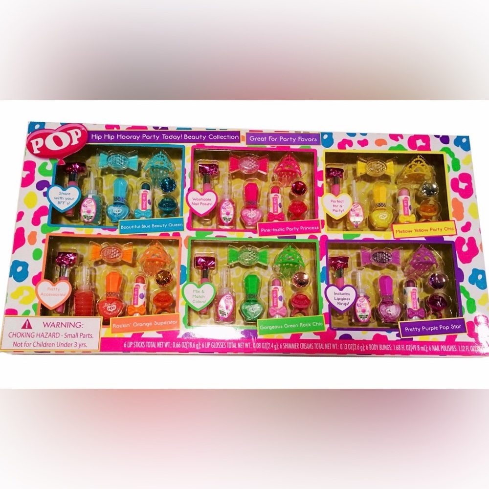 Pop Beauty Party Favor Set - Multicolor